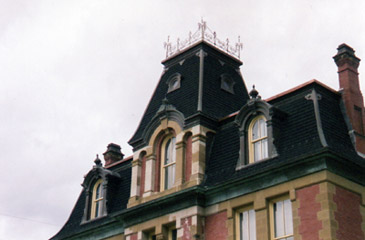 NB Sports Hall of Fame - copper window trim and copper gutters